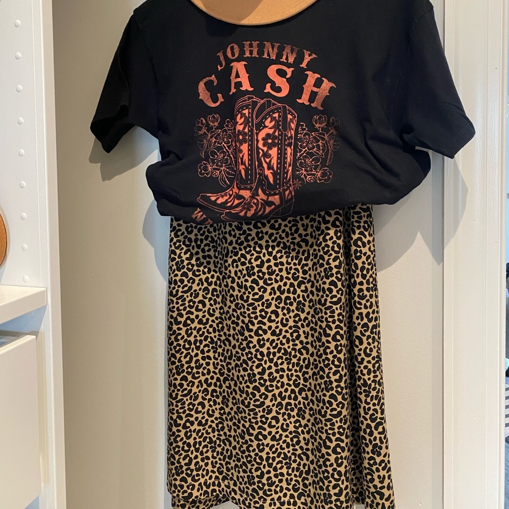 Leopard Print Skirt
